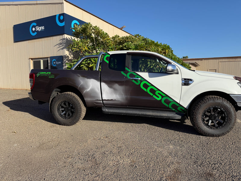 Custom Vehicle Wrap Branding Signage in Karratha by C Signs Pilbara