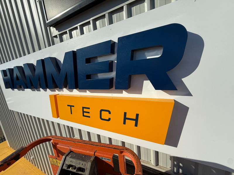 C Signs Hammer Tech CNC Router Cut External Signage