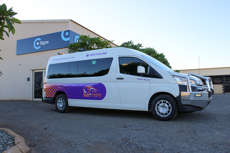 Fleet Vehicle Graphics installed by C Signs in Karratha WA 
